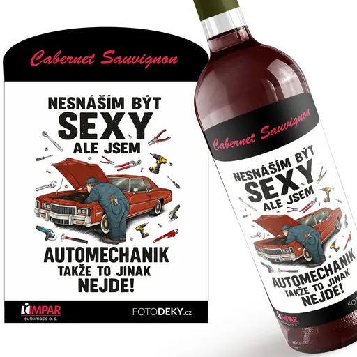 Víno Sexy automechanik (Druh Vína: Červené víno)