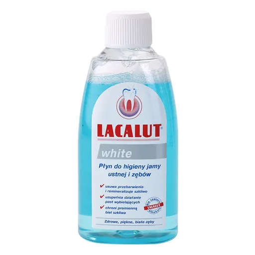 Lacalut White ústní voda s bělicím účinkem 300 ml