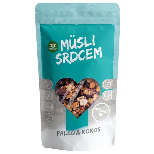 Topnatur Müsli srdcem Paleo&Kokos 350 g