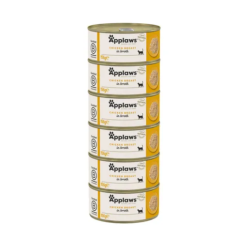 Applaws Cat Kuřecí prsa konzerva 6x156 g