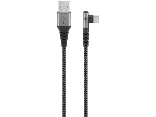Kabel GOOBAY 64656 USB/USB-C 1m Space Grey/Silver
