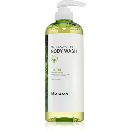 Mizon My Relaxing Time Tea Tree osvěžující sprchový gel pro problematickou a mastnou pokožku 800 ml