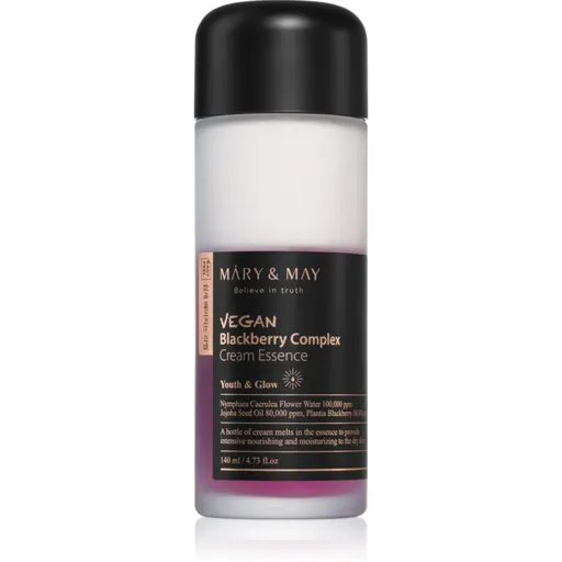 MARY & MAY Blackberry Complex Cream Essence koncentrovaná hydratační esence pro citlivou pleť 140 ml