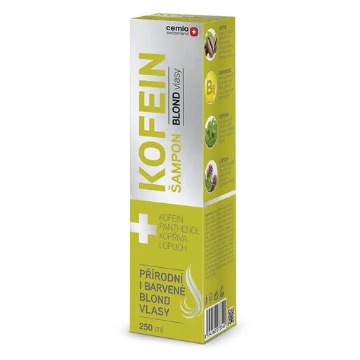 Cemio Kofein šampon pro blond vlasy 250 ml