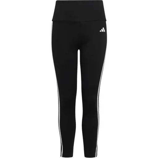 adidas ESSENTIALS AEROREADY 3-STRIPES HIGH-WAISTED Dívčí legíny, černá, velikost