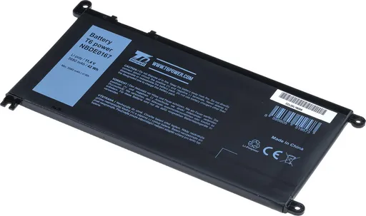 Baterie T6 Power Dell Insprion 15 5568, 5578, Vostro 14 5468, 15 5568, 3680mAh, 42Wh, 3cell, Li-pol