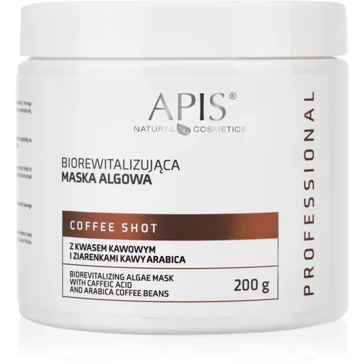 Apis Natural Cosmetics Coffee Shot revitalizační maska s výtažky z kávy 200 g