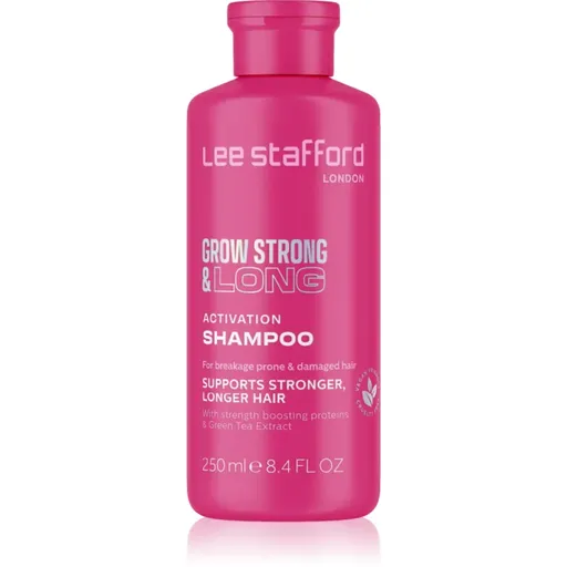 Lee Stafford Grow Strong & Long Activation Shampoo vlasový šampon pro růst vlasů a posílení od kořínků 250 ml