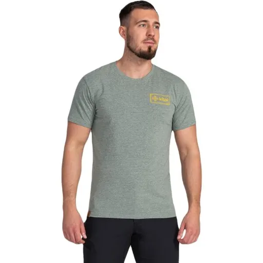 KILPI BANDE Pánské bavlněné triko, šedá, velikost