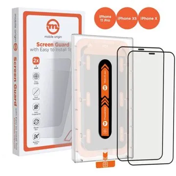 Mobile Origin Screen Guard iPhone 11 Pro / XS / X s aplikátorem 2 pack (SGA-i11Pro-2pk)