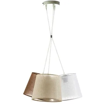 Lustr na lanku ROSSA 3xE27/40W/230V hnědá (81224)