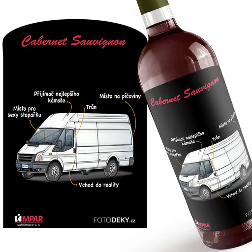 Víno Anatomie dodávky (Druh Vína: Červené víno)