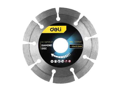 Kotouč pilový diamantový DELI EDH-SQP125-E1 125x22,2mm