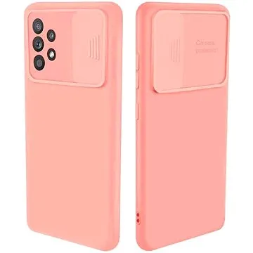 Privacy Lens silikonový kryt na Samsung Galaxy A72, oranžový (UNI09594)