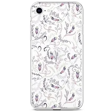 TopQ Kryt iPhone SE 2022 silikon Peříčka 2 74036 (Sun-74036)