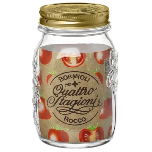 Bormioli Rocco Zavařovací sklenice s víčkem Quattro Stagioni, 500 ml, 500 ml
