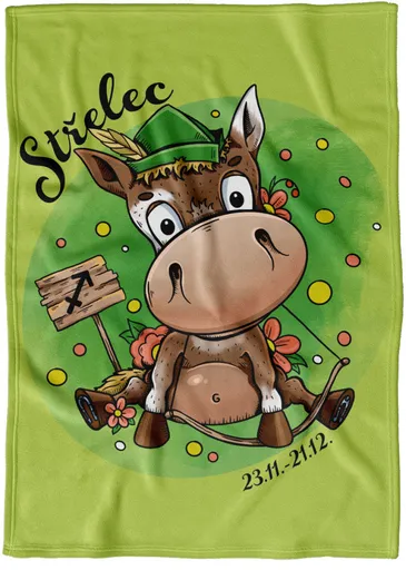 Deka Koňská znamení – střelec (Podšití beránkem: NE)
