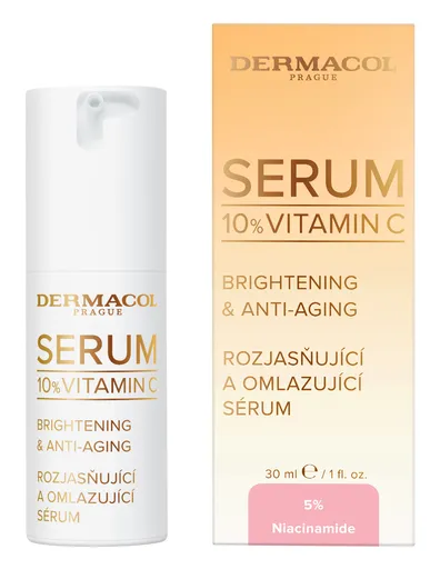 Dermacol Rozjasňující a omlazující sérum s vitamínem C (Brightenning & Anti-Aging Serum) 30 ml
