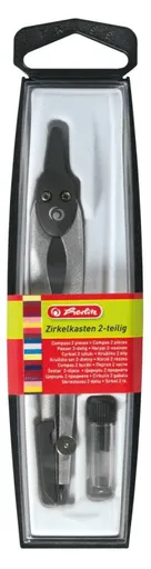 Kružítko + náhradní tuhy, černé