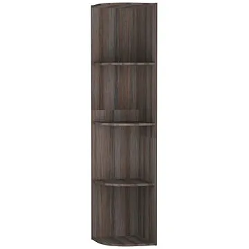 Shumee Stojící rohová šedá dub sonoma 40×41,5×180cm dřevotříska, 339547 (339547)