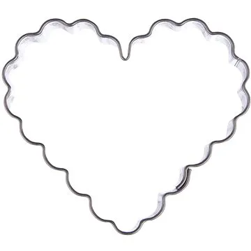 ORION Vykrajovačka nerez SRDCE vlnky (124901)