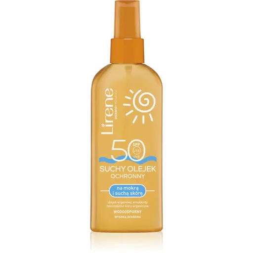 Lirene Sun care suchý olej na opalování voděodolný SPF 50 150 ml