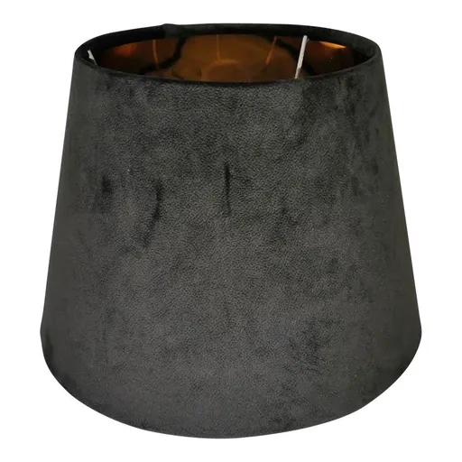 Tmavě šedé semišové stínidlo Coraline - 20*30*21cm Mars & More