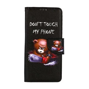 TopQ Pouzdro Honor X8 knížkové Don't Touch méďa 93597 (93597)