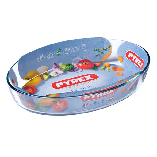 Skleněný pekáč PYREX 35x24cm/3,1l., borosilikát
