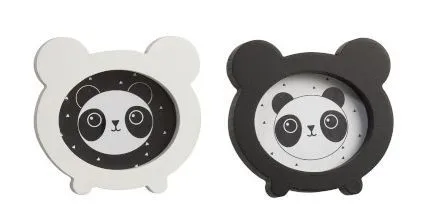 2  fotorámečky Panda - 11*12cm J-Line by Jolipa
