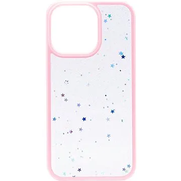 iWill Clear Glitter Star Phone Case pro iPhone 13 Pro Pink (DIP888-5)