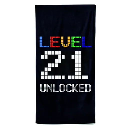 Osuška Level Unlocked (věk: 21, Velikost osušky: 100x170cm)