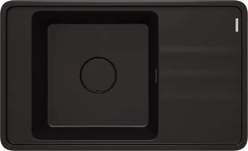 DEANTE Momi černý Granitový dřez, 1-miska s odkapávačem ZKM_N11B