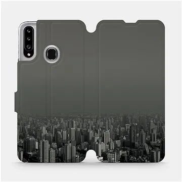 Flipové pouzdro na mobil Samsung Galaxy A20S - V063P Město v šedém hávu (5903516398027)