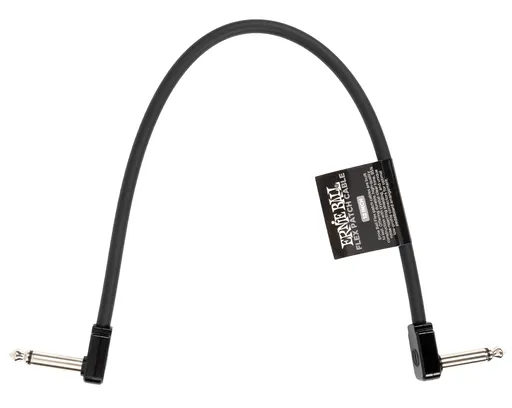 Ernie Ball Flex Patch Cable 12" Black
