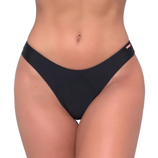 GymBeam SPORT BIKINI Dámské plavkové kalhotky, černá, velikost