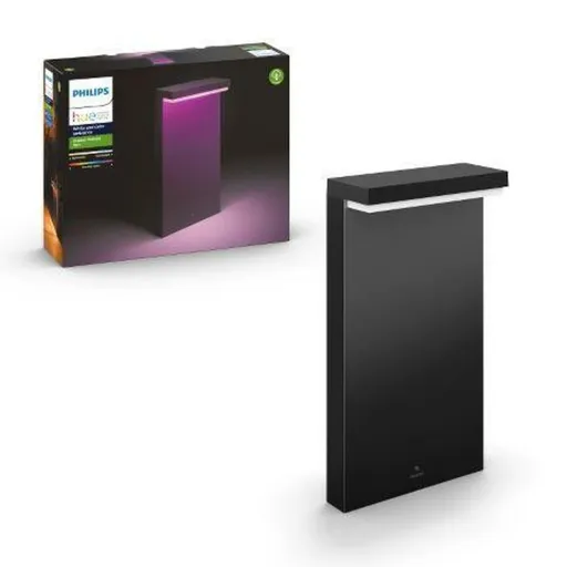 PHILIPS HUE Hue LED White and Color Ambiance Venkovní sloupkové svítidlo Philips Nyro 17455/30/P7 1x13,5W černý