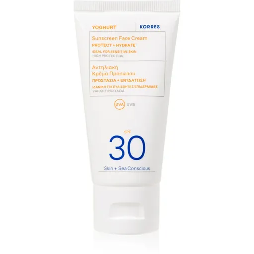 Korres Yoghurt opalovací krém na obličej SPF 30 50 ml