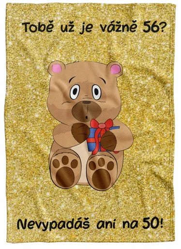 Deka Tobě už je tolik? (věk: 56, Podšití beránkem: NE)