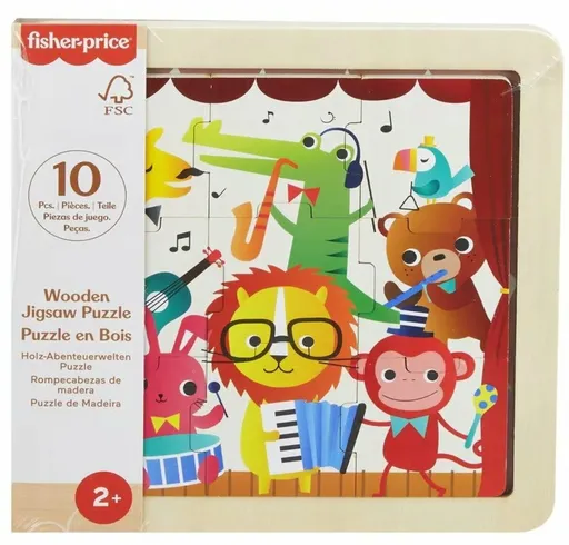 Dřevěné puzzle se zvířátky