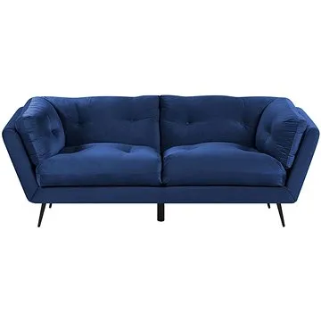 3místná sametová BELIANI modrá LENVIK (beliani_230389)