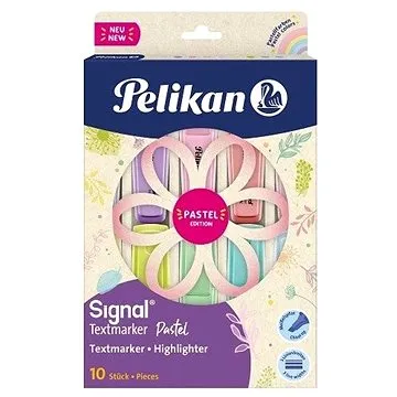 PELIKAN SIGNAL, pastelové barvy - balení 10 ks (7792700006231)