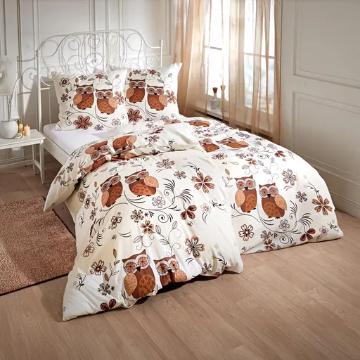 Povlečení na jednolůžko Sovy