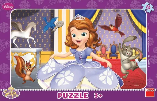 Puzzle Sofia první 15 dílků deskové