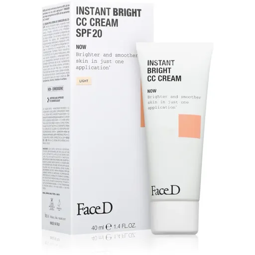 Face D Instant Bright hydratační CC krém SPF 20 odstín Light 40 ml
