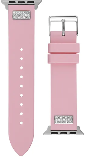 Guess Silikonový řemínek pro Apple Watch (38 - 41 mm) - Pink CS2005S3