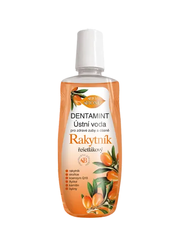 BIO BIONE Dentamint ústní voda Rakytník řešetlákový 500 ml
