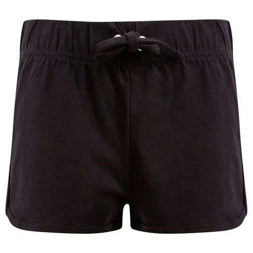 SF (Skinnifit) Dětské retro kraťasy - Černá / černá | 5-6 let