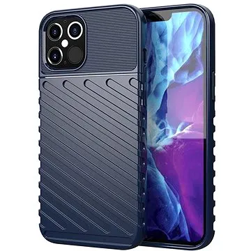 Thunder silikonový kryt na iPhone 12 / 12 Pro, modrý (HUR09014)