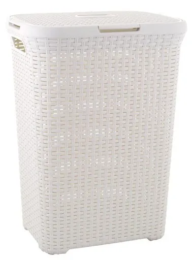 CURVER STYLE RATTAN 30459 Koš na prádlo 60 l krémový